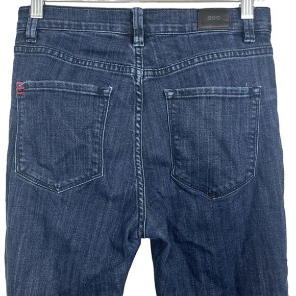 BDG HIGH RISE TWIG ANKLE Dark Wash Stretch Zip Fly Jeans URBAN OUTFITTERS 27 x29 - Picture 14 of 16